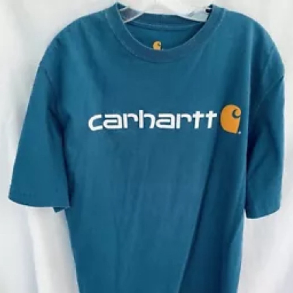 Large carhartt tshirt blue
